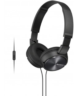 Слушалки с микрофон Sony MDR-ZX310AP - черни