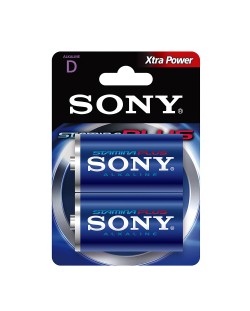 Батерия Sony AM1-B2D алкална D, 2 броя