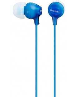 Слушалки Sony MDR-EX15LP - сини
