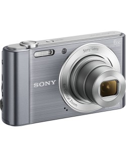 Фотоапарат Sony Cyber Shot DSC-W810 silver + Transcend 8GB micro SDHC UHS-I Premium (with adapter, Class 10)