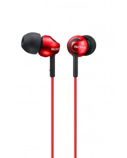 Слушалки Sony MDR-EX110LP - червени