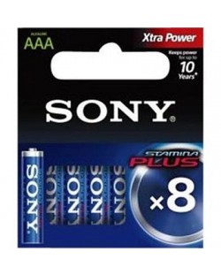 Батерия Sony AM4-B8D алкална ААА, 8 броя