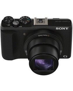 Фотоапарат Sony Cyber Shot DSC-HX60, Черен + Sony LCJ-HN Jacket case for H series, Черен