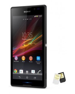 Sony Xperia C - черен