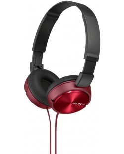 Слушалки Sony MDR-ZX310 - червени