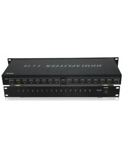 Сплитер VCom - DD4116, HDMI/Multiplier 1x16, черен