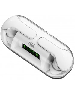 Спортни безжични слушалки Trevi - HMP 12E08 AIR, TWS, бели