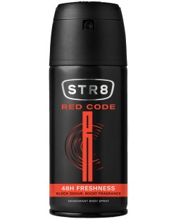 STR8 Red Code Спрей дезодорант за мъже, 150 ml