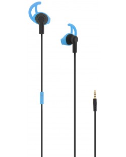 Спортни слушалки с микрофон T'nB - Sport Running, сини/черни