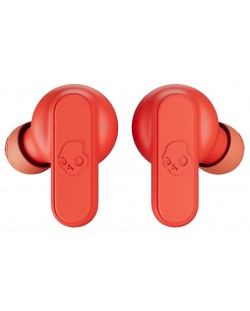 Спортни слушалки Skullcandy - Dime, TWS, червени