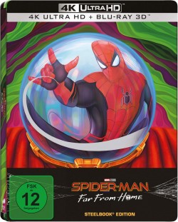 Spider-Man: Far From Home, Steelbook (4K UHD + 3D Blu-Ray)