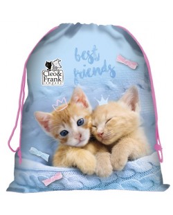 Спортна торба Derform Cleo&Frank - Best Friends, с котета