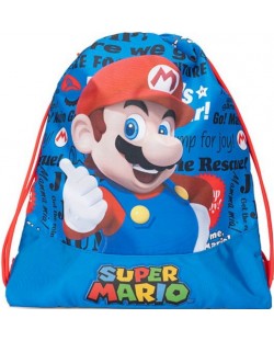 Спортна торба Panini Super Mario - Blue