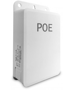 Сплитер Stonet - PS2, FE PoE port 48V, бял