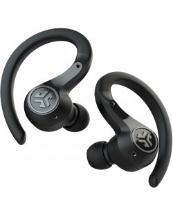 Спортни слушалки с микрофон JLab - Epic Air Sport, ANC, черни