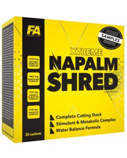 Xtreme Napalm Shred, 30 сашета, FA Nutrition