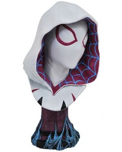 Статуетка бюст Diamond Select Marvel: Spider-Man - Spider-Gwen (Legends In 3D), 25 cm