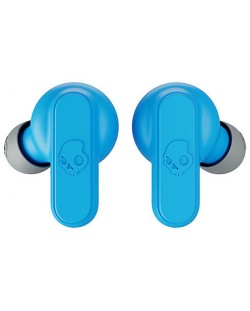 Спортни слушалки Skullcandy - Dime, TWS, сиви/сини