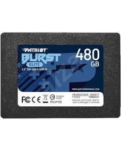 SSD памет Patriot - Burst Elite, 480GB, 2.5'', SATA III