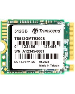 SSD памет Transcend - MTE300S, 512GB, M.2, NVMe