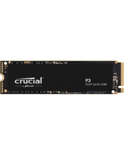 SSD памет Crucial - P3, 500GB, M.2, PCIe