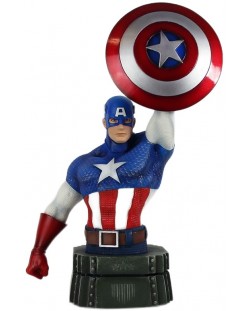 Статуетка бюст Semic Marvel: Captain America - Captain America, 26 cm