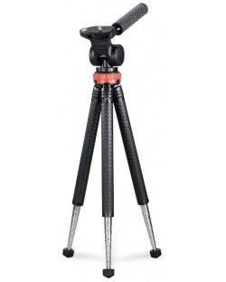 Статив Hama - Traveller Pro, 26-106cm, за смартфони и камери, черен