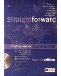 Straightforward 2nd Edition Pre-Intermediate Level: Teacher's Book / Английски език: Книга за учителя