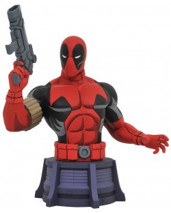 Статуетка бюст Diamond Select Marvel: X-Men - Deadpool (The Animated Series), 15 cm