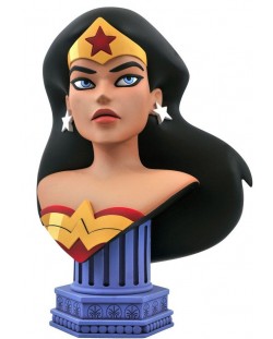 Статуетка бюст Diamond Select DC Comics: Justice League - Wonder Woman (Legends in 3D), 25 cm