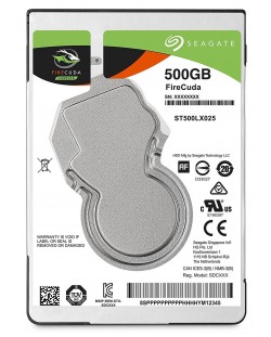 Твърд диск Seagate - FireCuda, 500GB, 5400 rpm, 2.5''