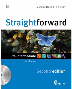 Straightforward 2nd Edition Pre-Intermediate Level: Workbook without Key / Английски език: Работна тетрадка без отговори