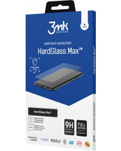 Стъклен протектор 3mk - HardGlass Max, Galaxy S22 Ultra 5G