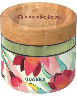 Стъклен буркан за храна Quokka Deli - Spring, 820 ml