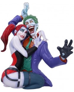 Статуетка бюст Nemesis Now DC Comics: Batman - The Joker and Harley Quinn, 37 cm