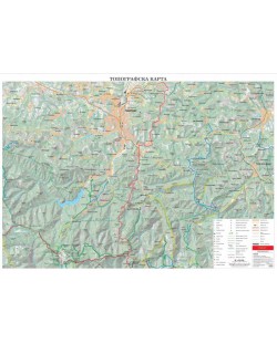Стенна топографска карта (1:20 000)