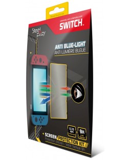 Стъклен протектор Steelplay - 9H Anti-blue light Glass (Nintendo Switch)
