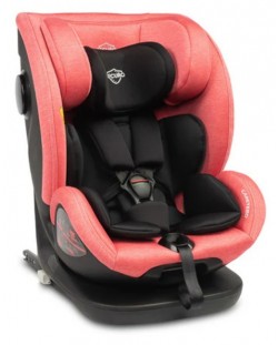 Столче за кола Caretero - Securo, i-Size, IsoFix, 40-150 cm, Dirty Pink