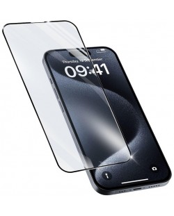 Стъклен протектор Cellularline - Capsule, iPhone 15/15 Pro