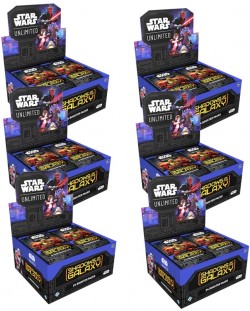 Star Wars: Unlimited - Shadows of the Galaxy Booster Box Case (6 бр.)
