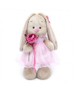 Плюшена играчка Budi Basa - Зайка Ми, с бухнала рокличка, 25 cm