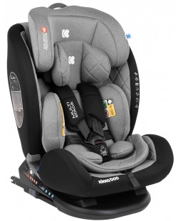 Столче за кола KikkaBoo - Multistage, 0-36 kg, с IsoFix, Dark Grey