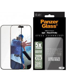 Стъклен протектор PanzerGlass - Ceramic UWF, iPhone 16 Pro Max