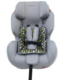 Столче за кола Bebino - Transform, 9-36 kg, light gray and green cushion