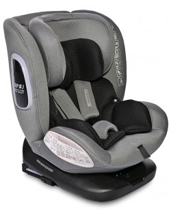 Столче за кола Lorelli - Phoenix, i-Size, IsoFix, 40-150 cm, Grey Jasper