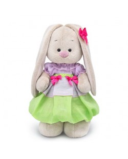 Плюшена играчка Budi Basa - Зайка Ми, с пролетна рокличка, 32 cm