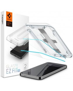 Стъклен протектор Spigen - Glass tR EZ Fit HD, Galaxy S24, 2 броя