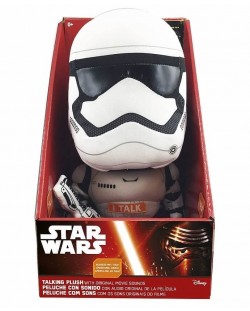 Star Wars Еп. VII- Говореща плюшена играчка Stormtrooper, 24 cm