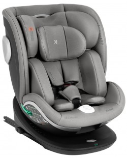 Столче за кола KikkaBoo - i-Drive, i-Size, 40-150 cm, светлосиво 