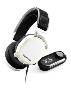 Гейминг слушалки SteelSeriesArctis - Arctis Pro + GameDAC, бели